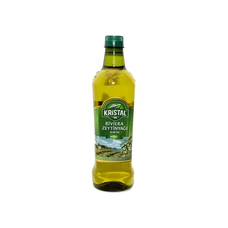 روغن زیتون بکر بی بو کریستال - 1000 میلی لیتر
